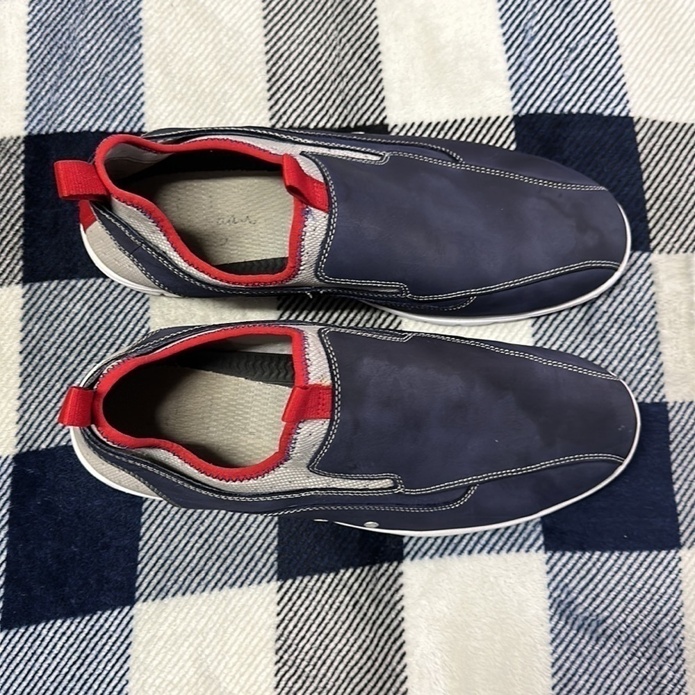 MENS Cole Haan Leather Boat Shoes Slip On Sz 9.5 - Picture 7 of 9